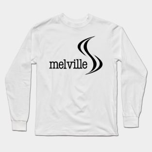 Melville Logo Black Long Sleeve T-Shirt